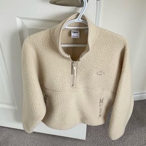 Aritzia Polartec Fleece 1/2 Zip Sweater
